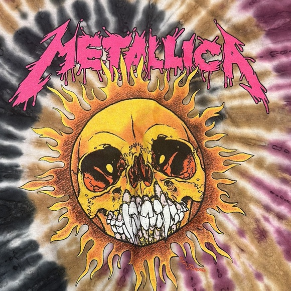Metallica tie-dye shirt - Picture 2 of 4